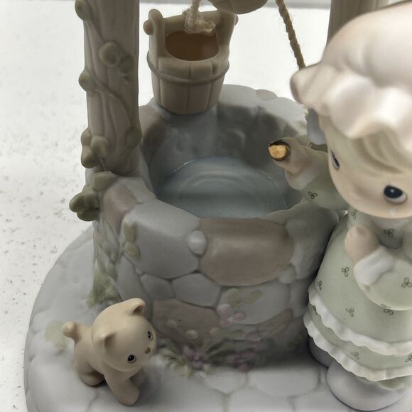 Precious Moments Wishing You Were Here 526916 Porcelain Musical - No Box - Picture 5 of 11